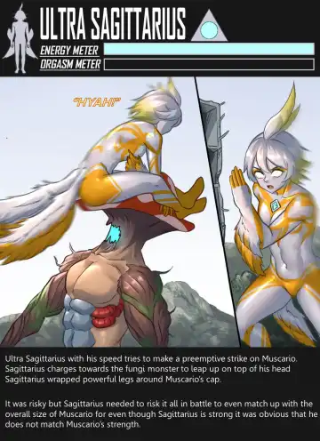 [Arsonicartz] 【ArsonicHawt】Ultra Sagittarius vs Muscario Fhentai - Page 48