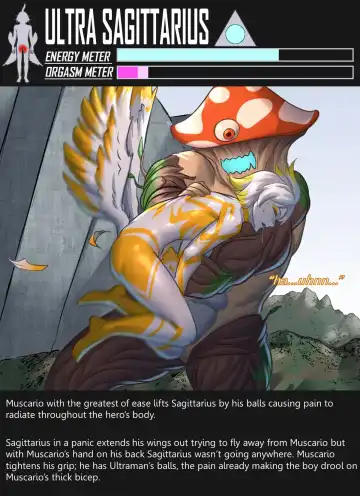 [Arsonicartz] 【ArsonicHawt】Ultra Sagittarius vs Muscario Fhentai - Page 54