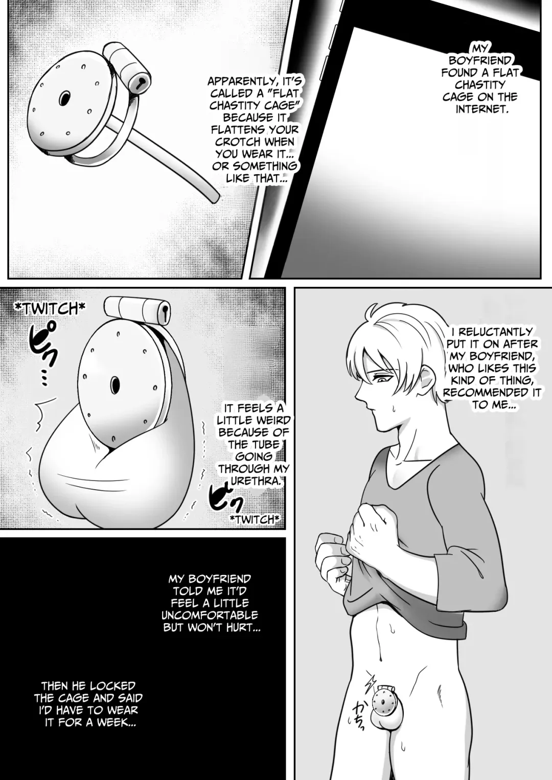 I Tried Out Being Toyed With While Wearing A Flat Chastity Belt. Fhentai - Page 2