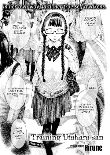 [Hirune] Training Utahara-san 1-4 | Utahara-san Choukyou Chuu Ch. 1-4 (decensored) - Fhentai