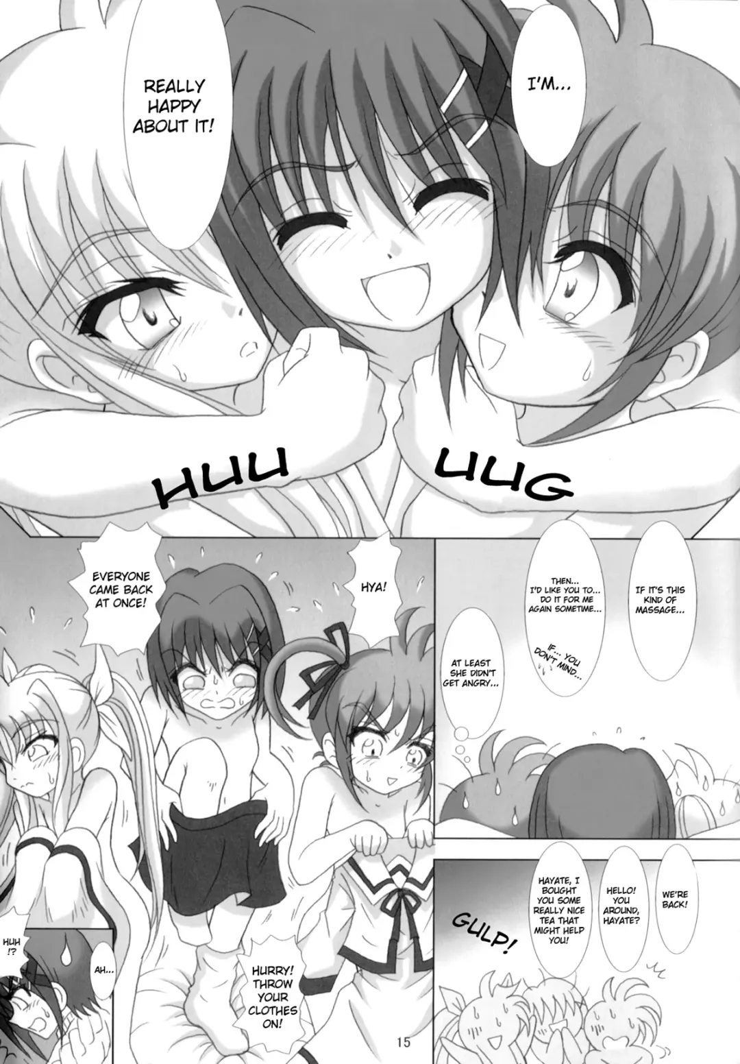 [M Pon] Nano & Fe x Haya! Fhentai - Page 15