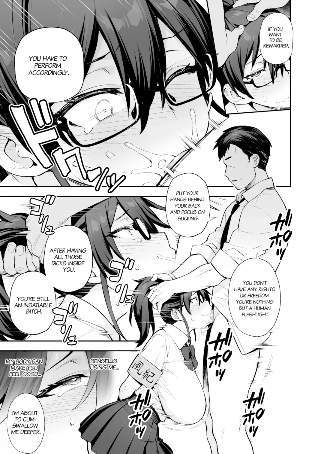 [Try] Atarashii Fuuki Iinchou wa Kyonyuu Sugiru Ken 2 | About the New President of the Disciplinary Committee's Huge Tits 2 (decensored) Fhentai - Page 26