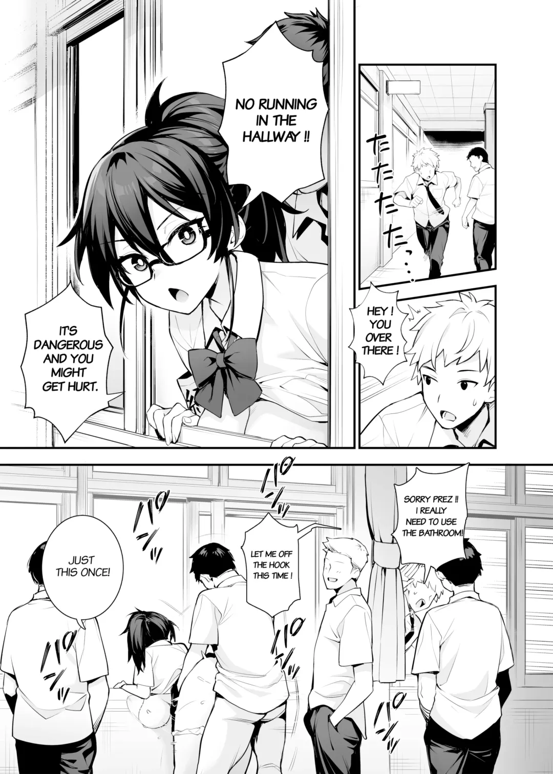 [Try] Atarashii Fuuki Iinchou wa Kyonyuu Sugiru Ken 2 | About the New President of the Disciplinary Committee's Huge Tits 2 (decensored) Fhentai - Page 6