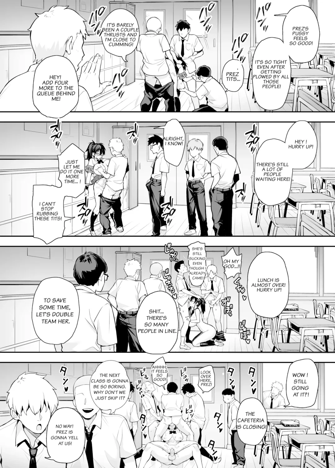 [Try] Atarashii Fuuki Iinchou wa Kyonyuu Sugiru Ken 2 | About the New President of the Disciplinary Committee's Huge Tits 2 (decensored) Fhentai - Page 9