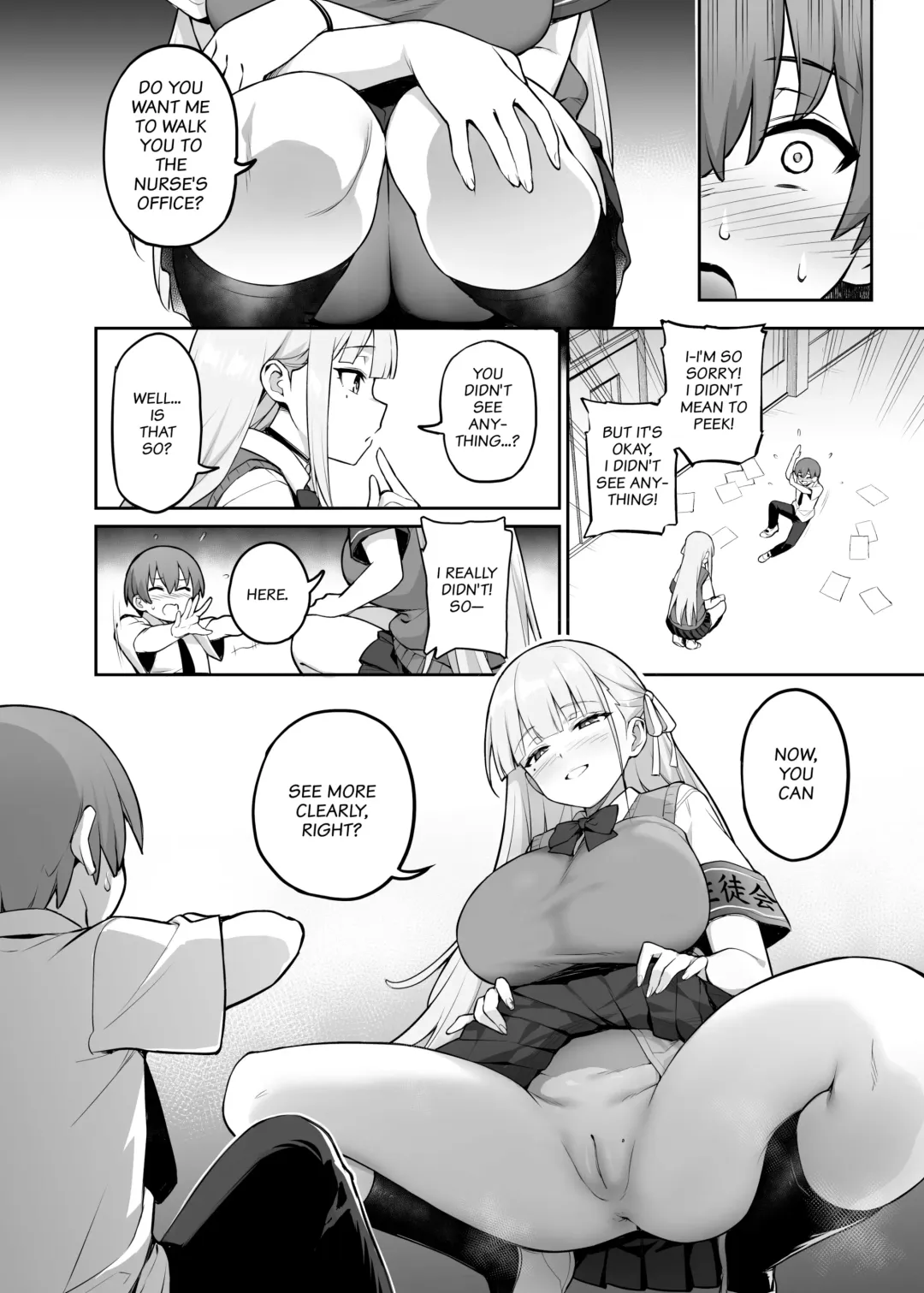 [Try] Akogare no Seitokaichou ga Kyonyuu Sugiru Ken | About the Beloved Student President's Huge Tits (decensored) Fhentai - Page 7