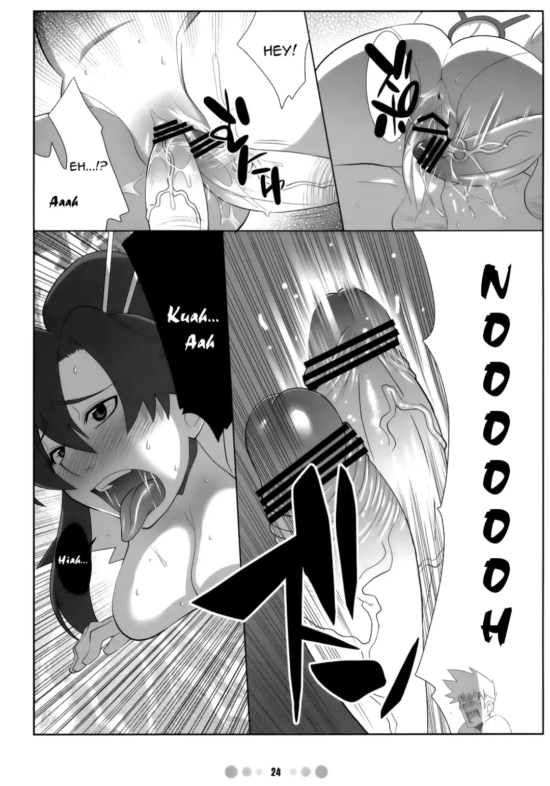 [Nise Kurosaki - St.retcher] Chou Ishiyumi Chichi Senkan Fhentai - Page 23