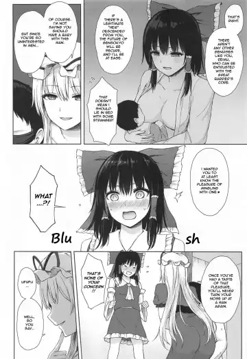 [Techi] Hakurei Jinja no Yotsugi no Tame | For an Heir to Hakurei Shrine Fhentai - Page 3