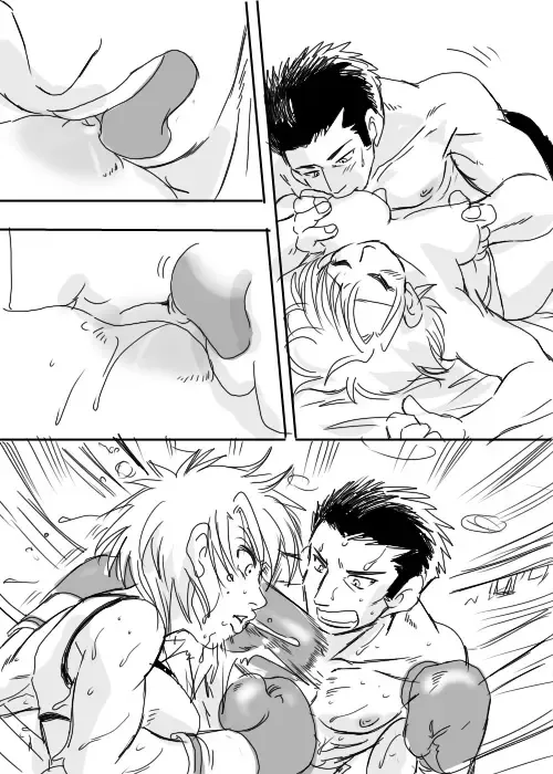 [Ochita Taiji] Boyfriend vs Girlfriend Boxing Match by Taiji Fhentai - Page 3