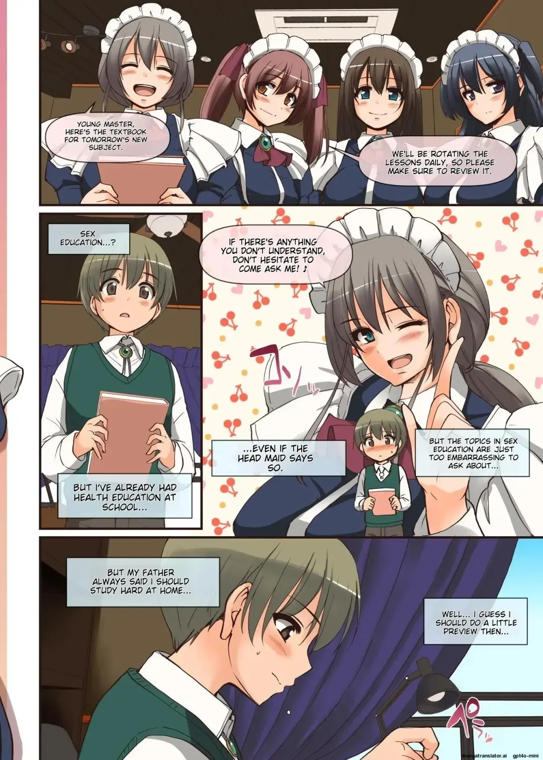 [Alexi Laiho] Maid-san to Manabu Onnanoko no Karada Fhentai - Page 6
