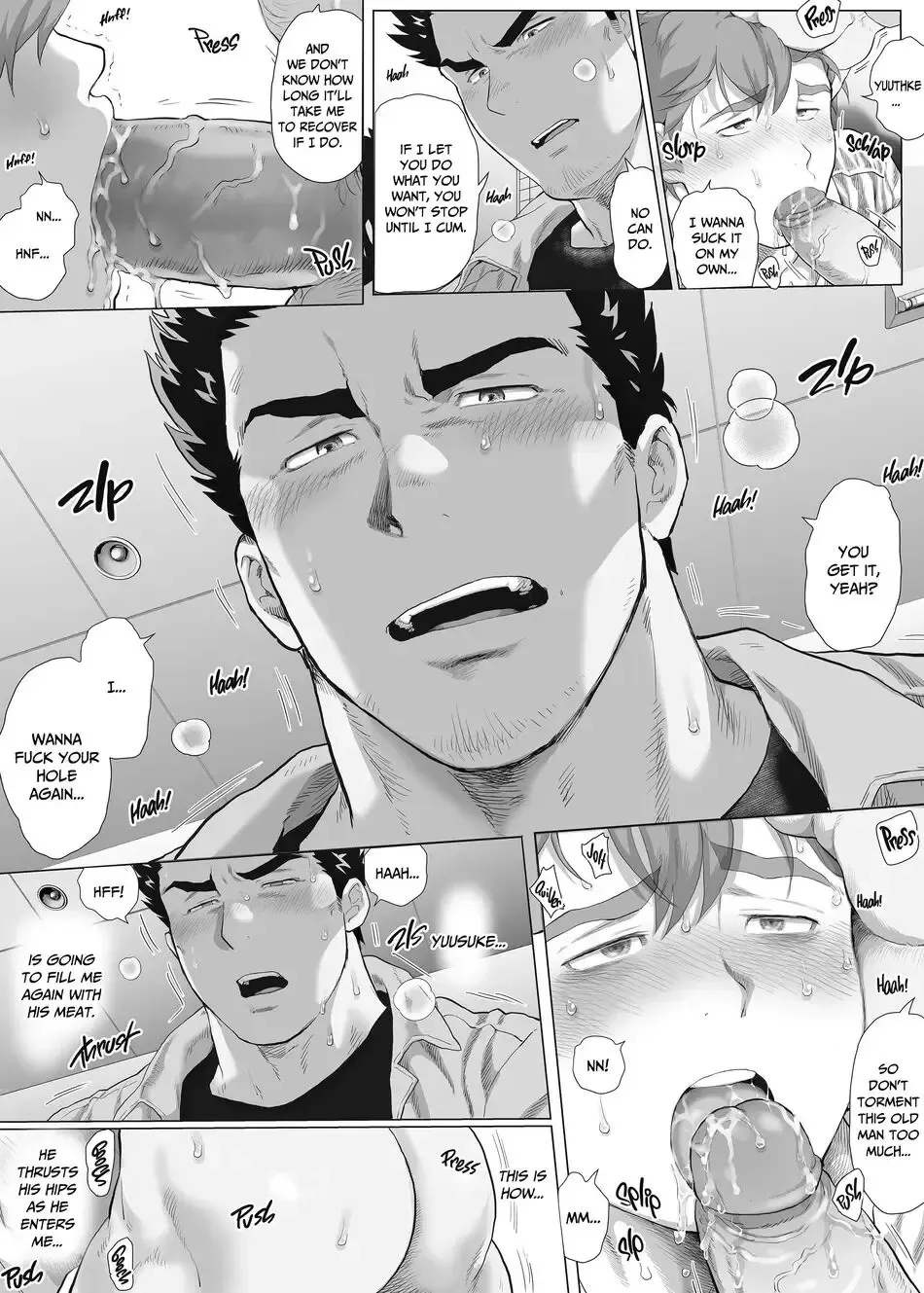 [Chabashira Tatsukichi] My Friend's Dad is a Hunk chapter 9 Fhentai - Page 33