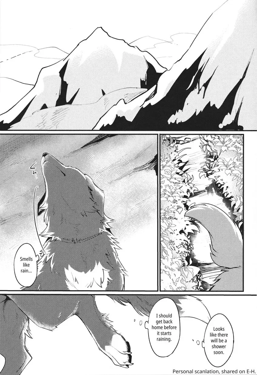 [Minaga Tsukune] Kokoro Karu Made | The Tanuki and the Hound Fhentai - Page 3