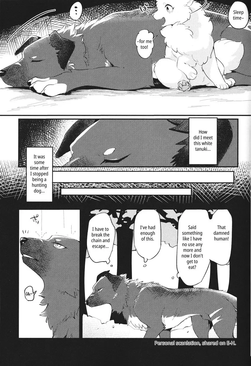 [Minaga Tsukune] Kokoro Karu Made | The Tanuki and the Hound Fhentai - Page 9