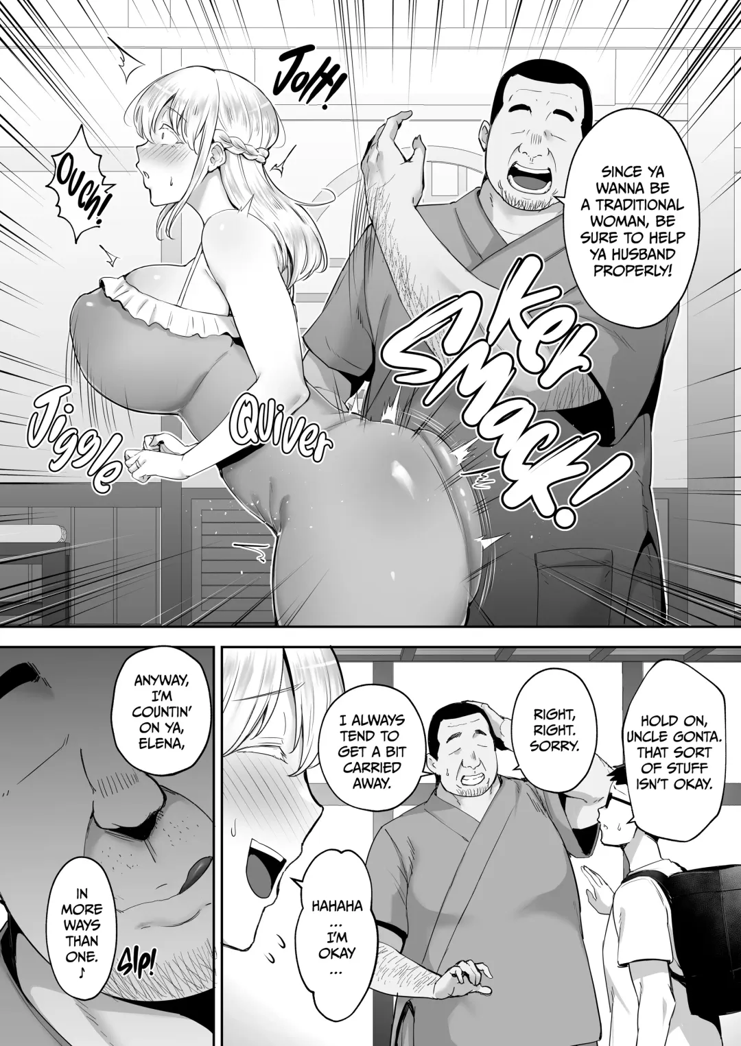[Gagarin Kichi] Cuckolded Busty Blonde Wife Elena Fhentai - Page 5