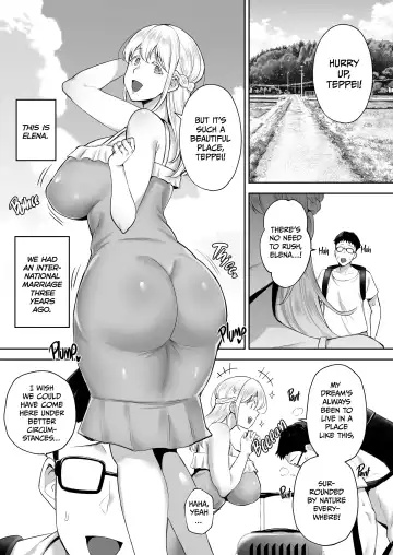[Gagarin Kichi] Cuckolded Busty Blonde Wife Elena Fhentai - Page 2