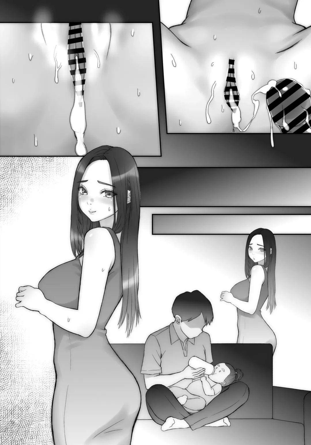 [Morino] JikoChuu Otoko to, Nagasareru Hitozuma to. Fhentai - Page 55