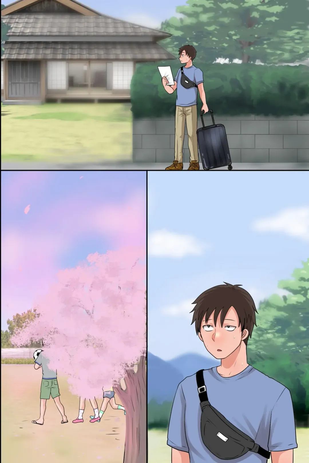 Inaka Haha Musumetachi to Kozukuri Sex! Ore ga Mura no Kyonyou Shimai to Sono Hahaoya Kara Koubi o Segamarete Kodane o Ubaiawareru Nante Fhentai - Page 48