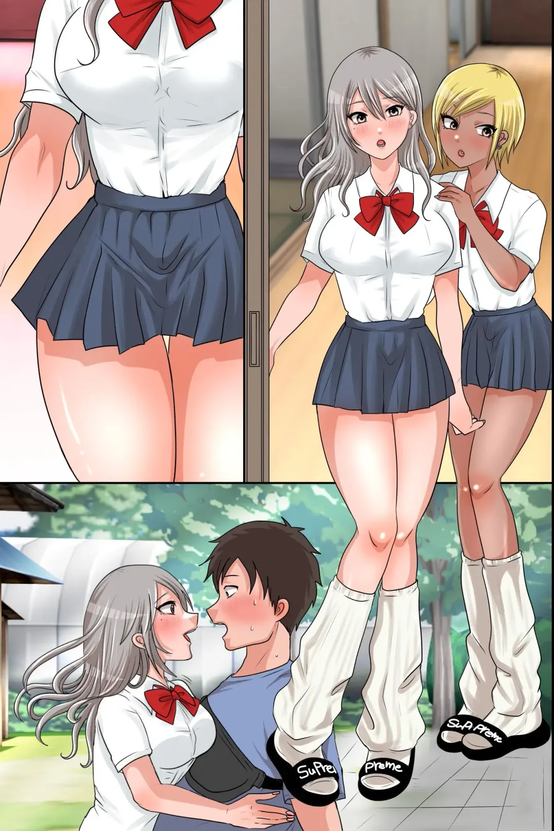 Inaka Haha Musumetachi to Kozukuri Sex! Ore ga Mura no Kyonyou Shimai to Sono Hahaoya Kara Koubi o Segamarete Kodane o Ubaiawareru Nante Fhentai - Page 49