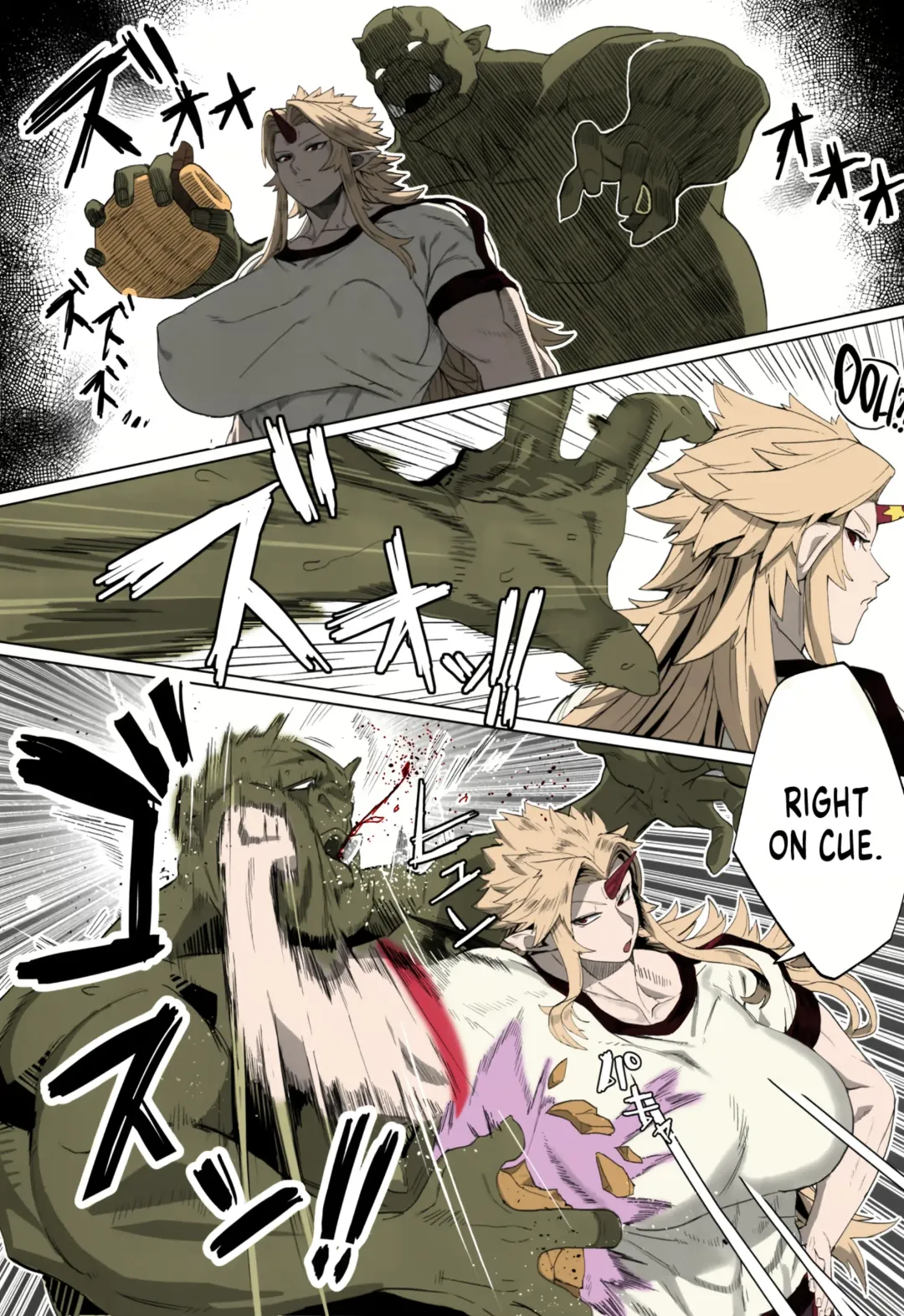 [Kugara] Yuugi and an Orc Locked in Battle Fhentai - Page 5