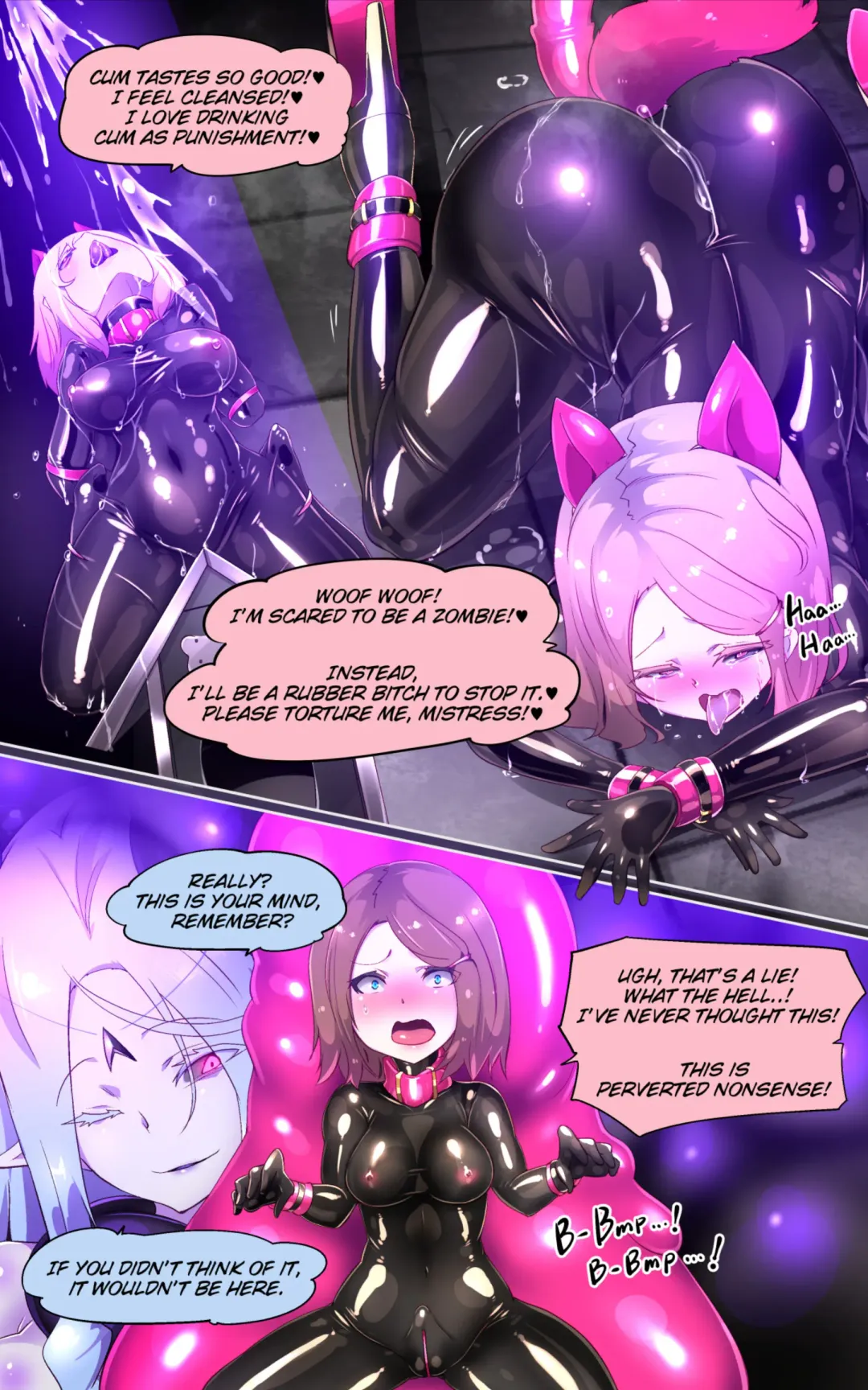 Midara na Jashin o Minukarete Kimi ga TS Inma ni Ochiru Manga -Inkou Gekka no Kansen Midara- | Dark Desires Under the Moonlight Fhentai - Page 11