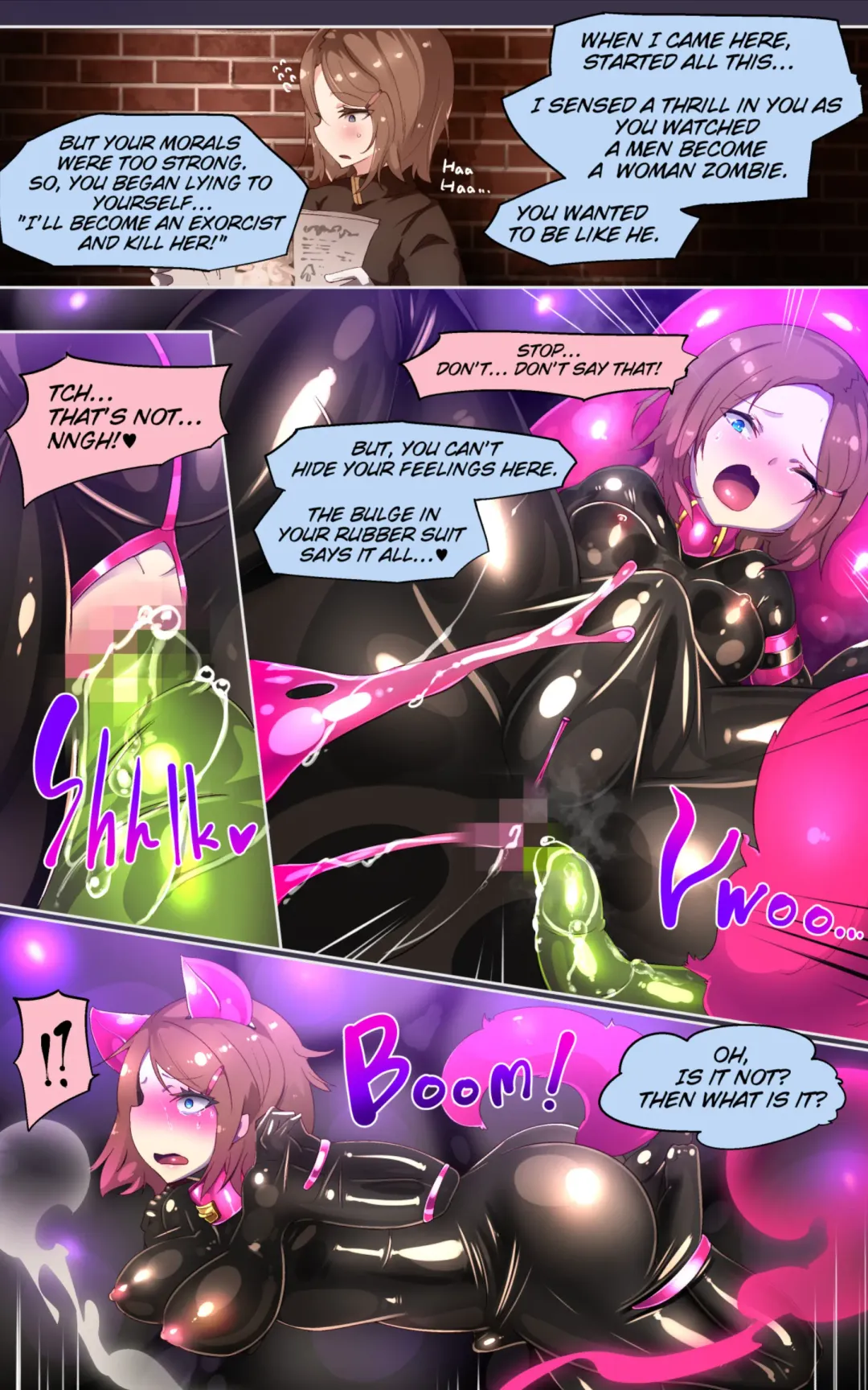 Midara na Jashin o Minukarete Kimi ga TS Inma ni Ochiru Manga -Inkou Gekka no Kansen Midara- | Dark Desires Under the Moonlight Fhentai - Page 13