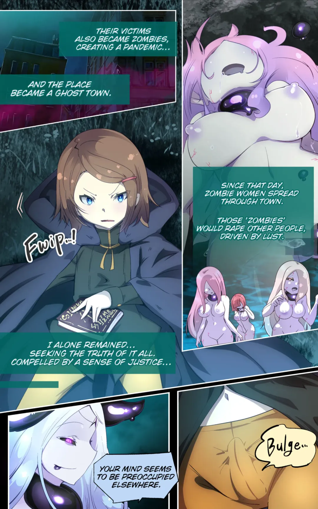 Midara na Jashin o Minukarete Kimi ga TS Inma ni Ochiru Manga -Inkou Gekka no Kansen Midara- | Dark Desires Under the Moonlight Fhentai - Page 8