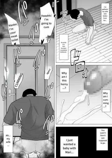 Seishi Teikyou o Uketa dake nanoni... ~Kyokon ni NTRre Tsuma ga Nikuyoku ni Kurutta Hanashi~ | Just a Sperm Donation... ~How My Wife Was Driven Crazy by Lust After Being Taken by a Huge Cock~ Fhentai - Page 40