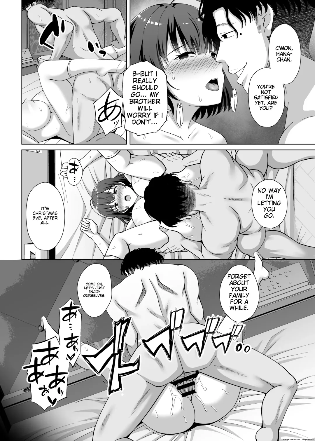 [Toono Suika] Imouto ga Asagaeri shita Christmas ~Teshio ni Kaketa Imouto wa Yarichin Kareshi ni Sei no Roku Jikan Kotteri Dakareteita~ Fhentai - Page 19