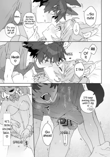 [Usachanget] ♂ ga uke. Usagi-chan × ōkami-kun 2 | ♂ is the bottom. Rabbit-chan x Wolf-kun 2 Fhentai - Page 35