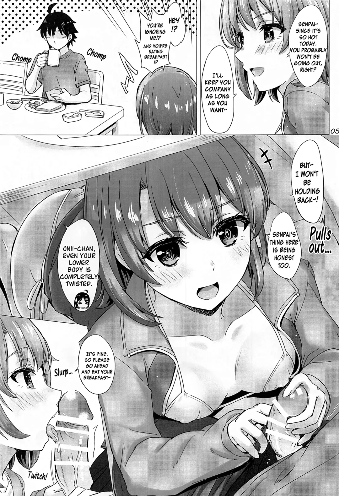 [Inanaki Shiki] Kawaii Ore no Imouto to Kouhai ga Sasotte Kuru. - Komachi & Iroha always have sex with hachiman. Fhentai - Page 4