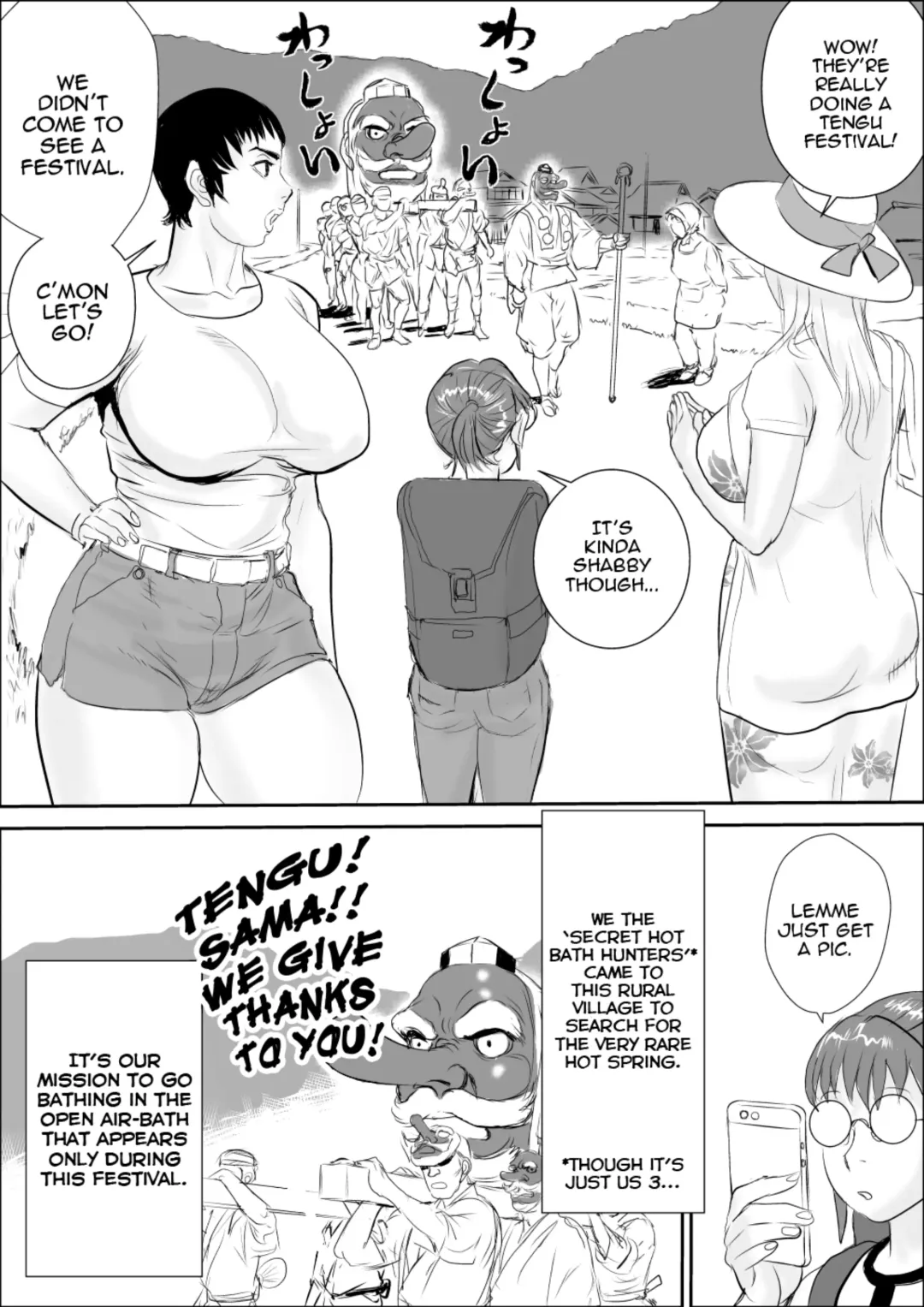 [Jinsuke] Tengu-sama no Kamikakushi | Being Spirted Away by Tengus Fhentai - Page 4