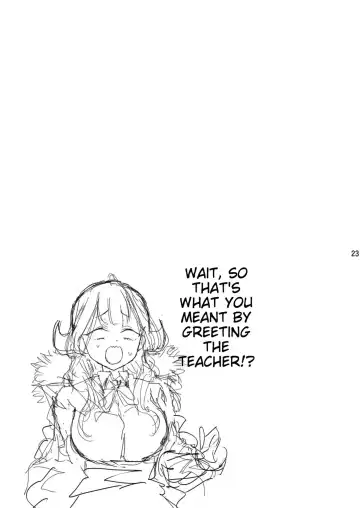 [Hirota Masatane] Sensei ni  Goaisatsu o | A GREETING TO THE TEACHER Fhentai - Page 25