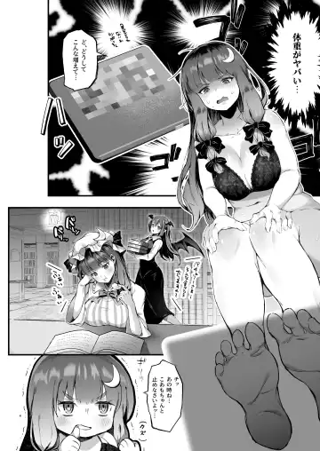 [Nakasumi] Muchimuchi Patchouli to SEX Diet suru Hanashi Fhentai - Page 3