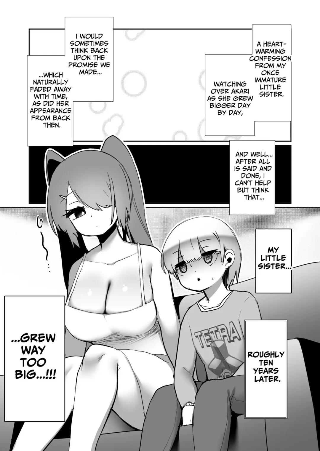 [Kazunoko] Ai mo Size mo Dekai Imouto no Hanashi | My Little Sister Has a Big Body...And a Big Heart! Fhentai - Page 4