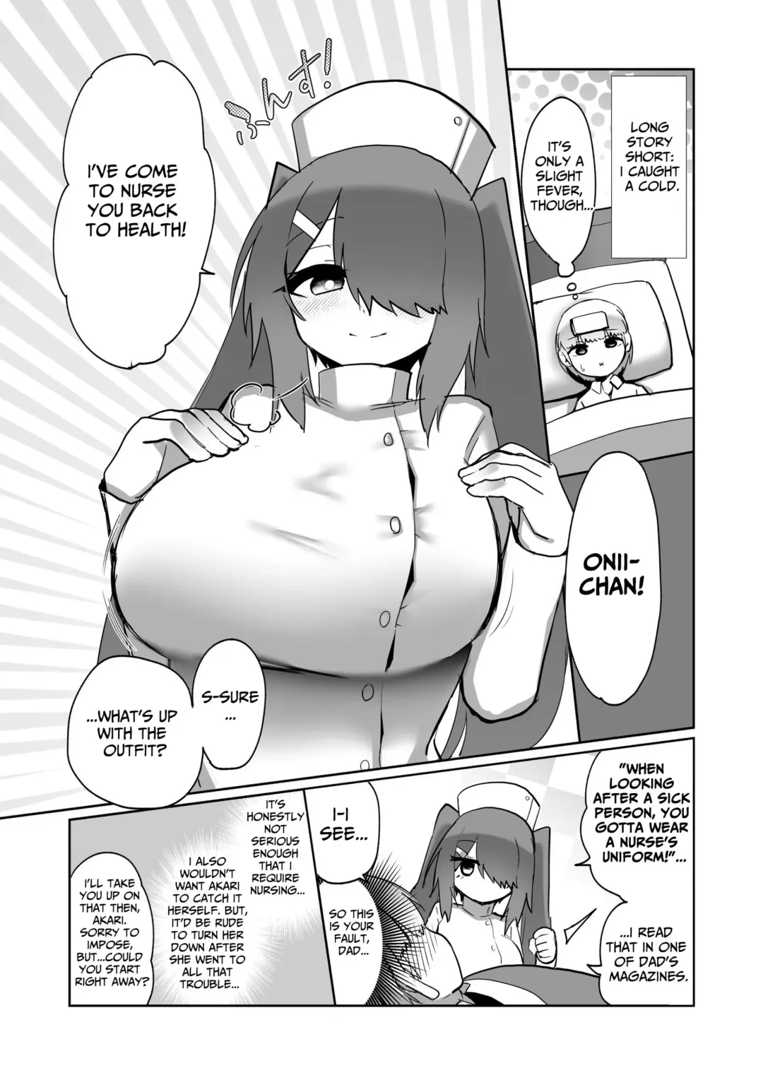 [Kazunoko] Ai mo Size mo Dekai Imouto no Hanashi | My Little Sister Has a Big Body...And a Big Heart! Fhentai - Page 42