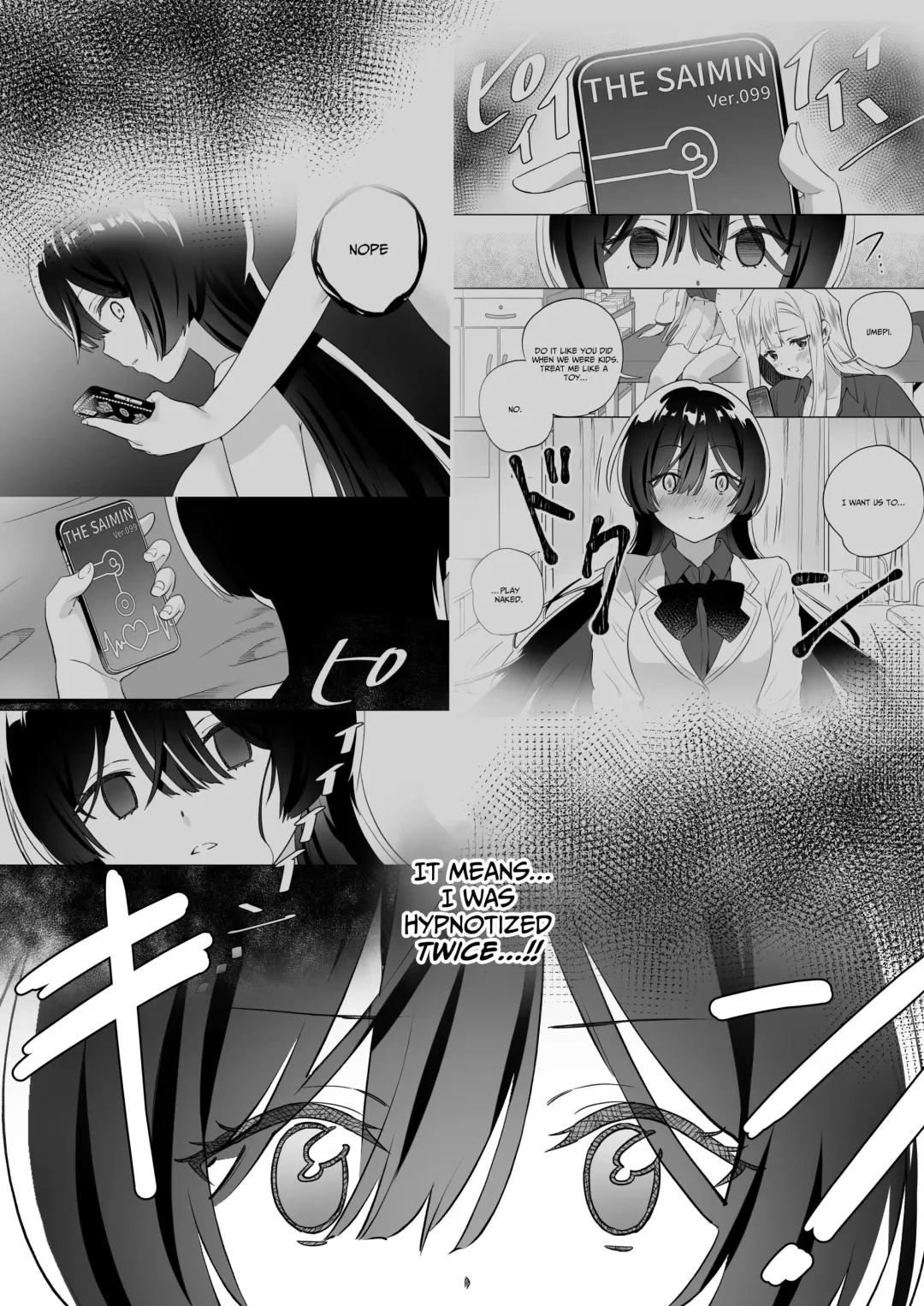 [Tachi] Minna de Ecchi na Yurikatsu Appli ~Ee Kono Naka ni Kakattenai Ko ga Iru!?~ 3 Zenpen | A Sexy Yuri App 3 ~What?! One Of You Isn't Mesmerized!?~ Part 1 Fhentai - Page 15