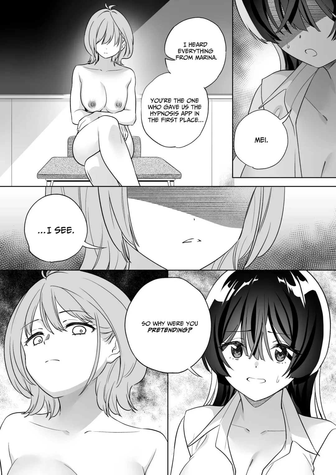 [Tachi] Minna de Ecchi na Yurikatsu Appli ~Ee Kono Naka ni Kakattenai Ko ga Iru!?~ 3 Zenpen | A Sexy Yuri App 3 ~What?! One Of You Isn't Mesmerized!?~ Part 1 Fhentai - Page 64