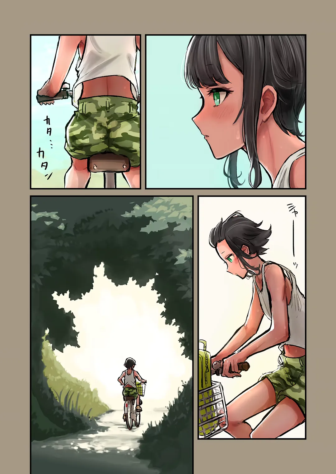 [Sokumaru] Natsuyasumi! Osananajimi to Asedaku Sex Fhentai - Page 3