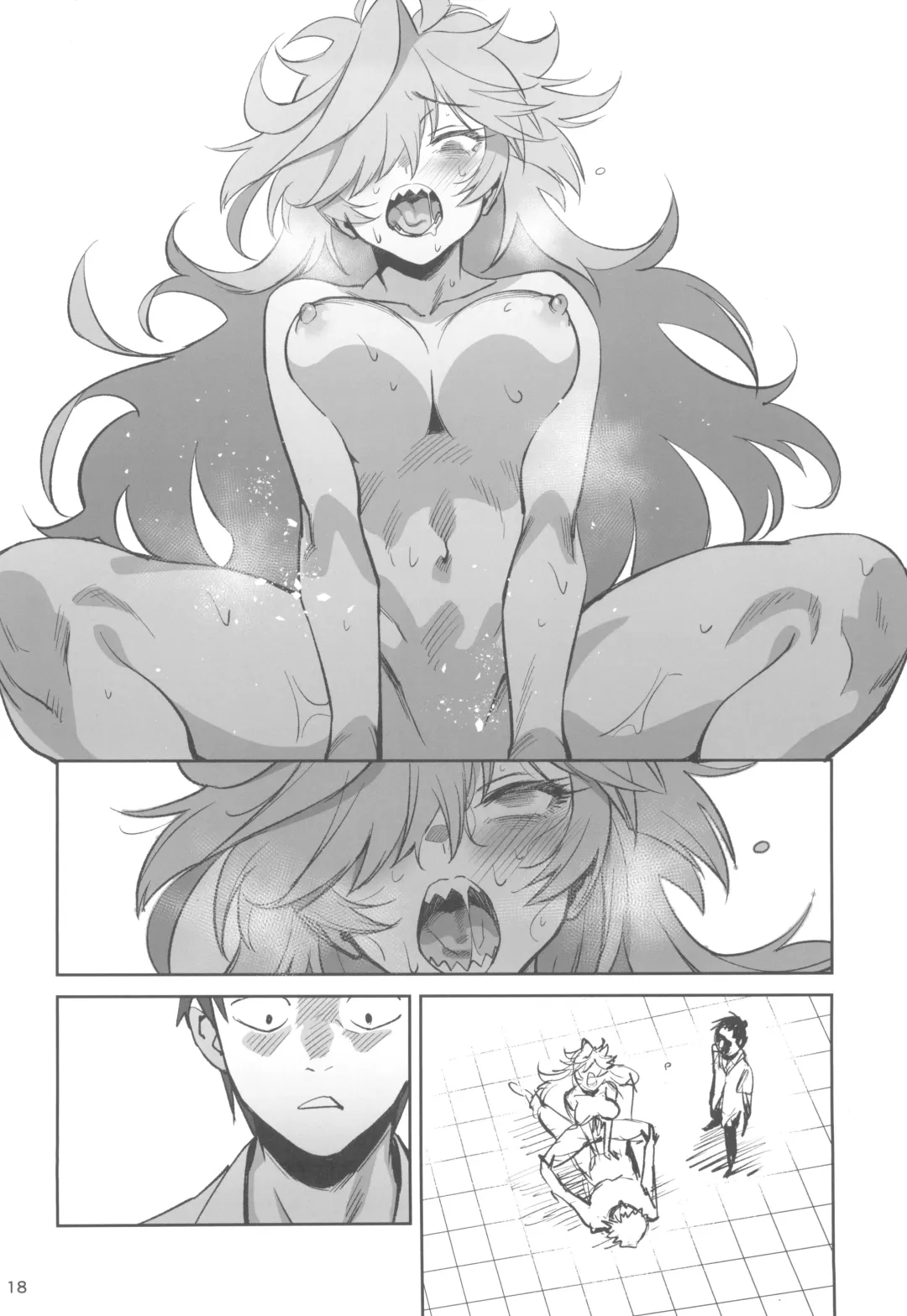 [Okita Ababa] Tensai Hakase na Senpai ga Yarichin na Kouhai ni NTRreta Hanashi Fhentai - Page 18