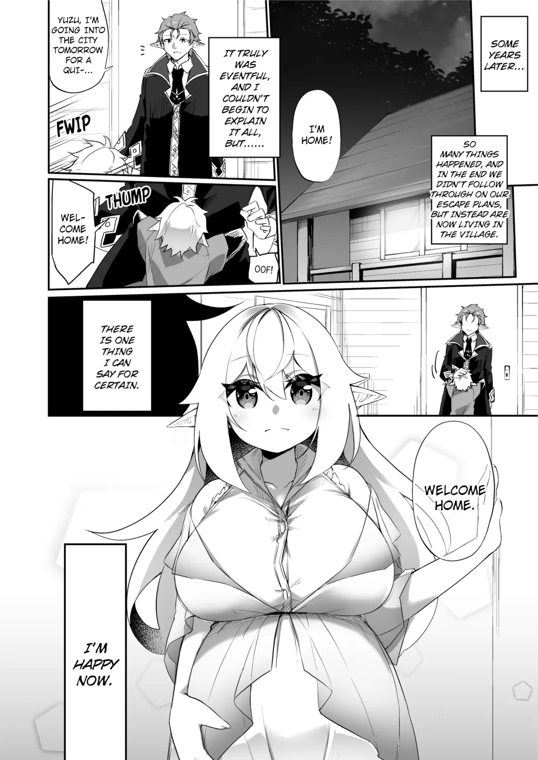 [Kanmuri] ♂ Boukensha-san ga ♀ Elf ni Sarete Shinyuu(Nakama) to Musubareru Hanashi | The Bonding Tale of ♂Adventurer-turned-♀Elf and Her Comrade (uncensored) Fhentai - Page 37
