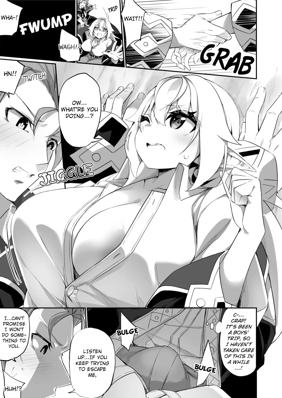 [Kanmuri] ♂ Boukensha-san ga ♀ Elf ni Sarete Shinyuu(Nakama) to Musubareru Hanashi | The Bonding Tale of ♂Adventurer-turned-♀Elf and Her Comrade (uncensored) Fhentai - Page 6