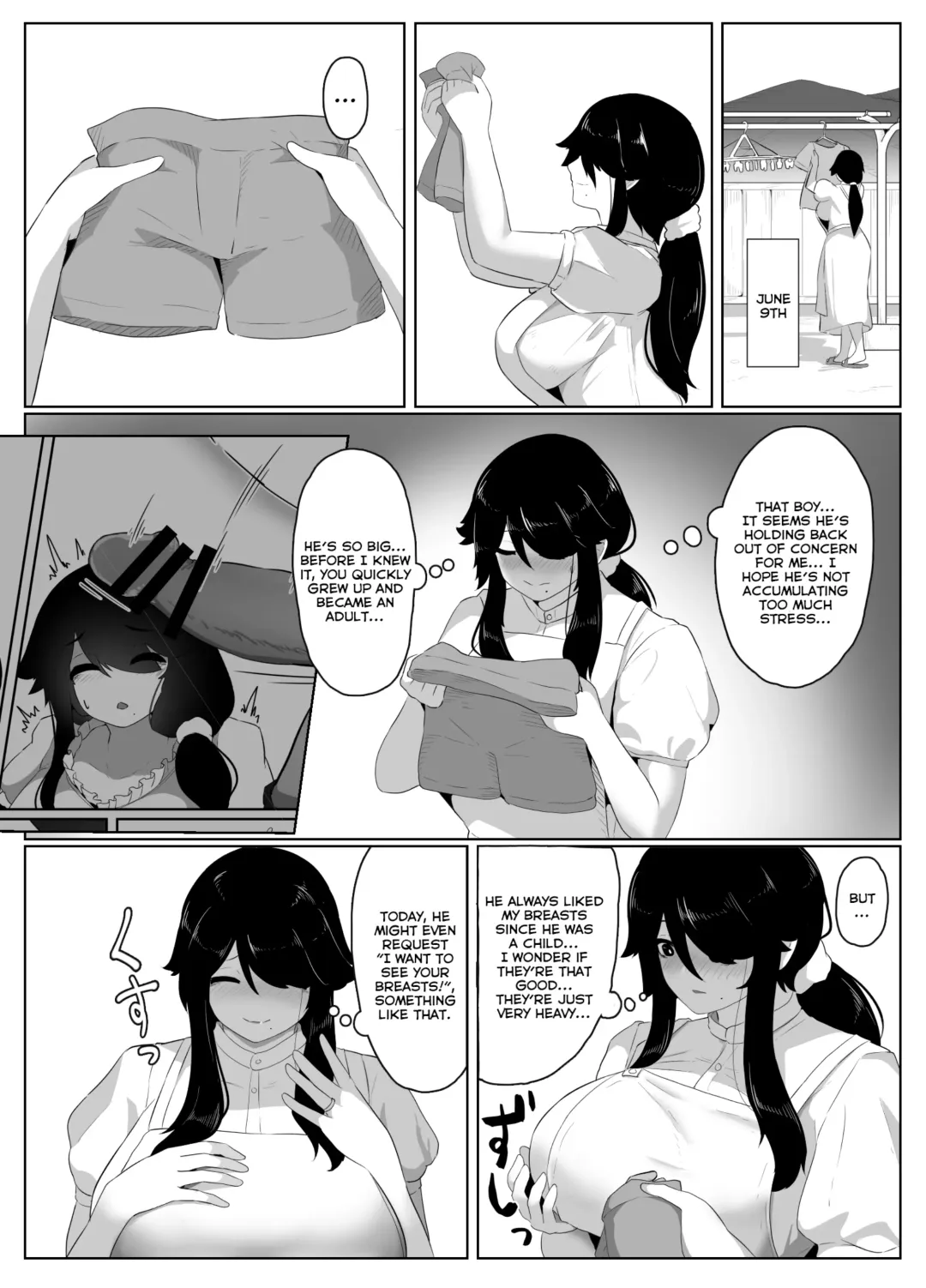 [Moya] Oyasumi, Okaa-san I | Good Night, Mom I Fhentai - Page 100