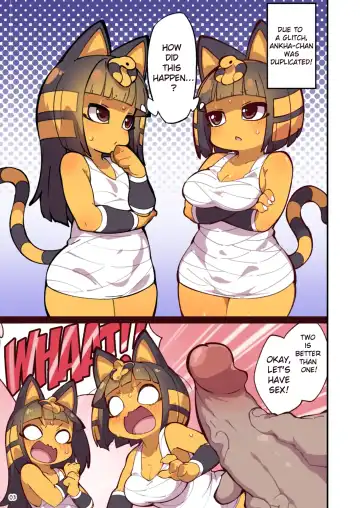 [Fukurou] Iron na Kakko no Nile-chan to Osesse Suru Hon Re | A book about having sex with Ankha-chan in various outfits (decensored) Fhentai - Page 3