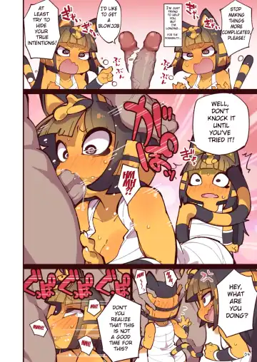 [Fukurou] Iron na Kakko no Nile-chan to Osesse Suru Hon Re | A book about having sex with Ankha-chan in various outfits (decensored) Fhentai - Page 4