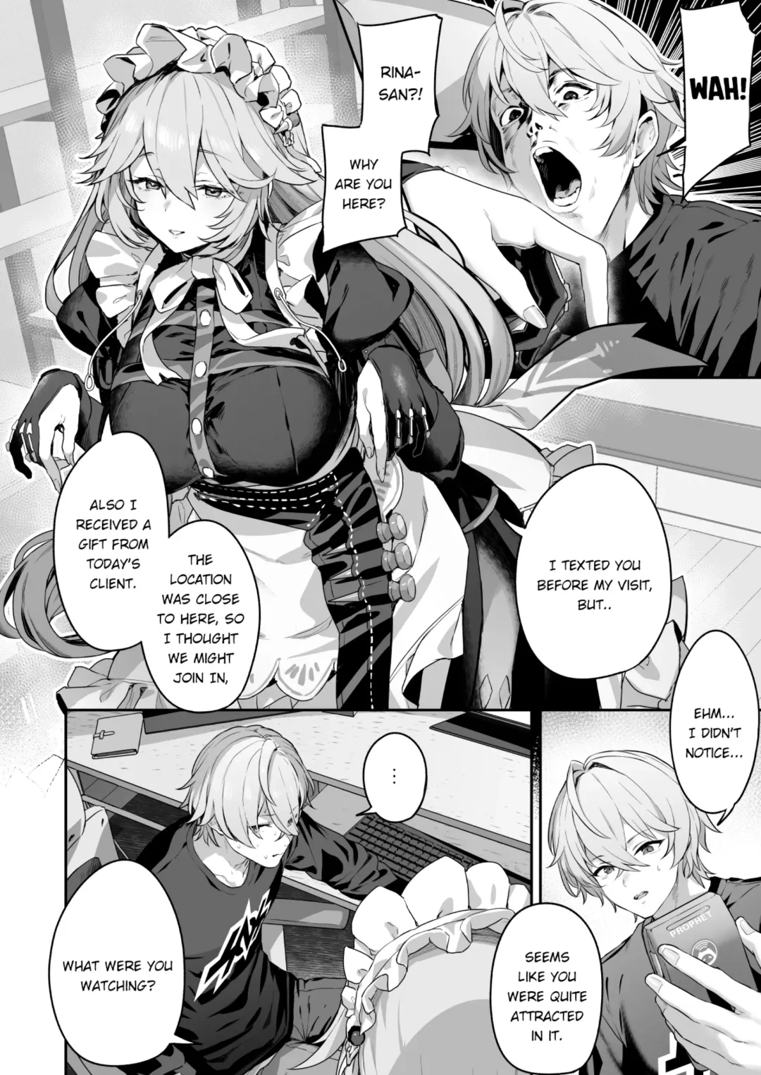 [Tobimura] Maid-chou Rina no Tokubetsu Ura Service Fhentai - Page 4