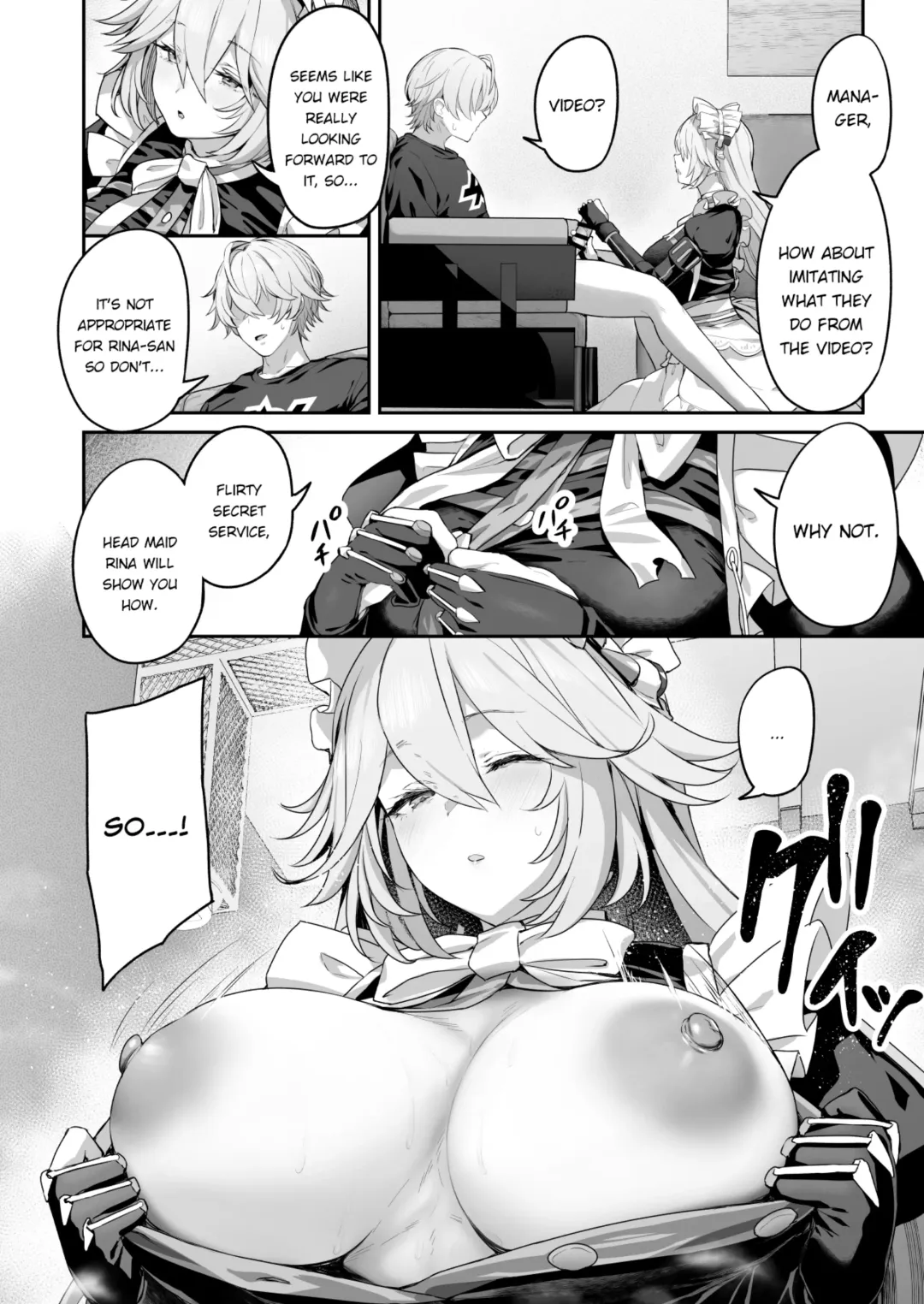 [Tobimura] Maid-chou Rina no Tokubetsu Ura Service Fhentai - Page 8