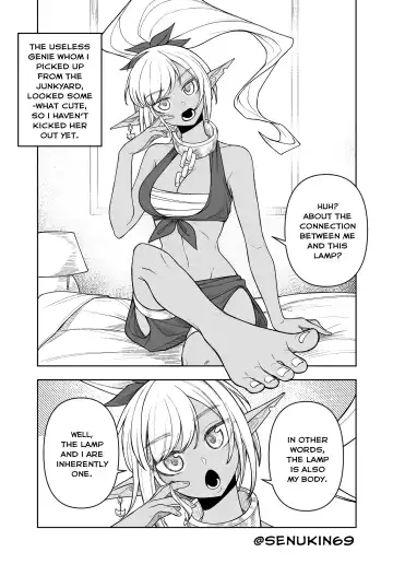 [Hornee Borgar] The Useless Genie and her intrusive-thoughts Master Fhentai - Page 6