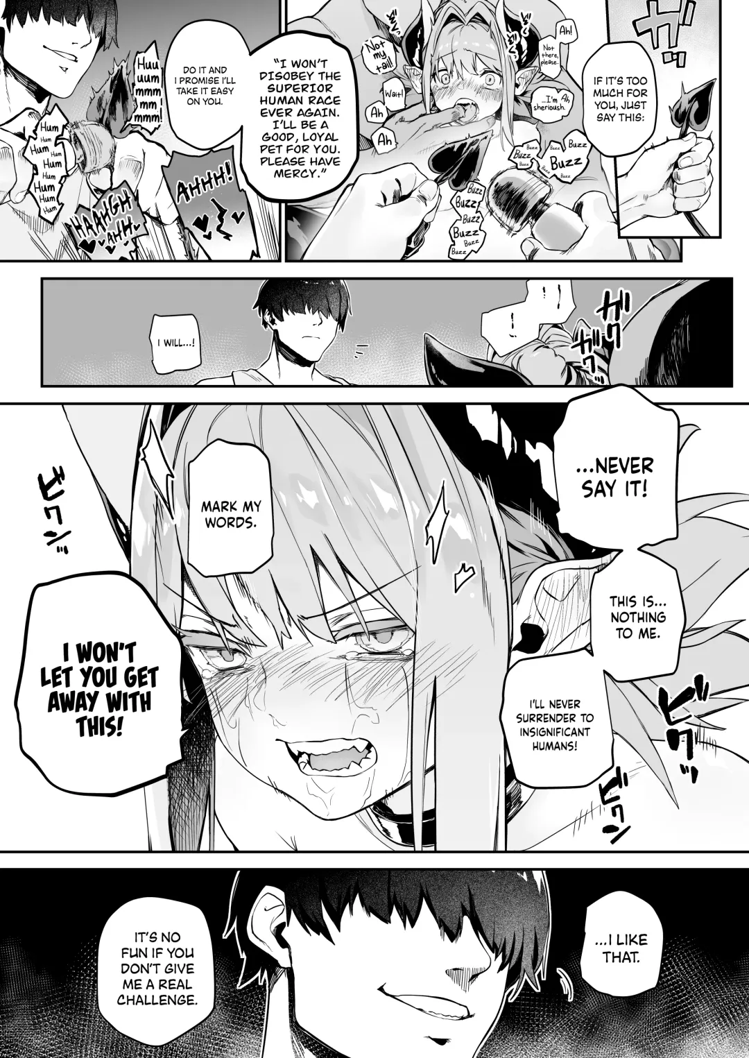 [Jimador - Usuba Kagerou] Miryou Keikaku -Loli Succubus wa Chinpo nanka ni Makemasen!(?)- | Charming plan! - the succubus brat won't lose to a dick!(?)- Fhentai - Page 10