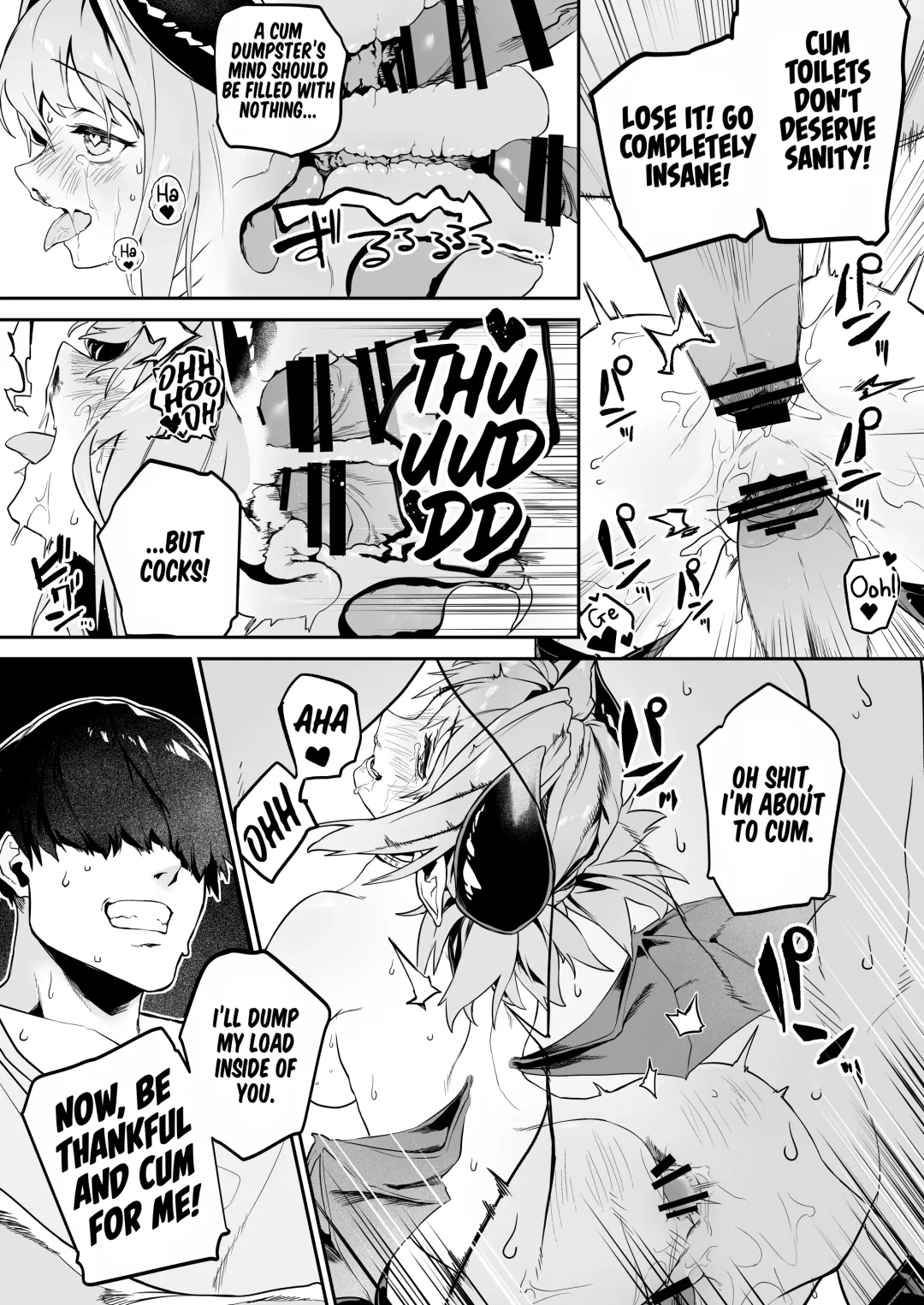 [Jimador - Usuba Kagerou] Miryou Keikaku -Loli Succubus wa Chinpo nanka ni Makemasen!(?)- | Charming plan! - the succubus brat won't lose to a dick!(?)- Fhentai - Page 22