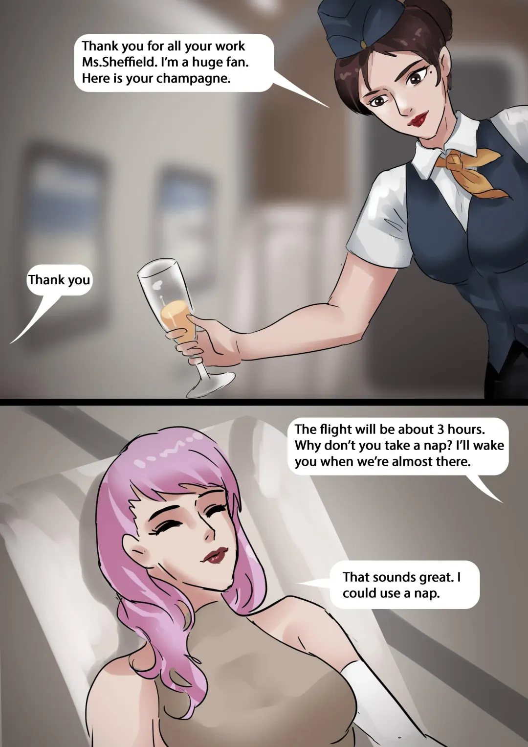 [King] Stewardess 1-2 Fhentai - Page 4