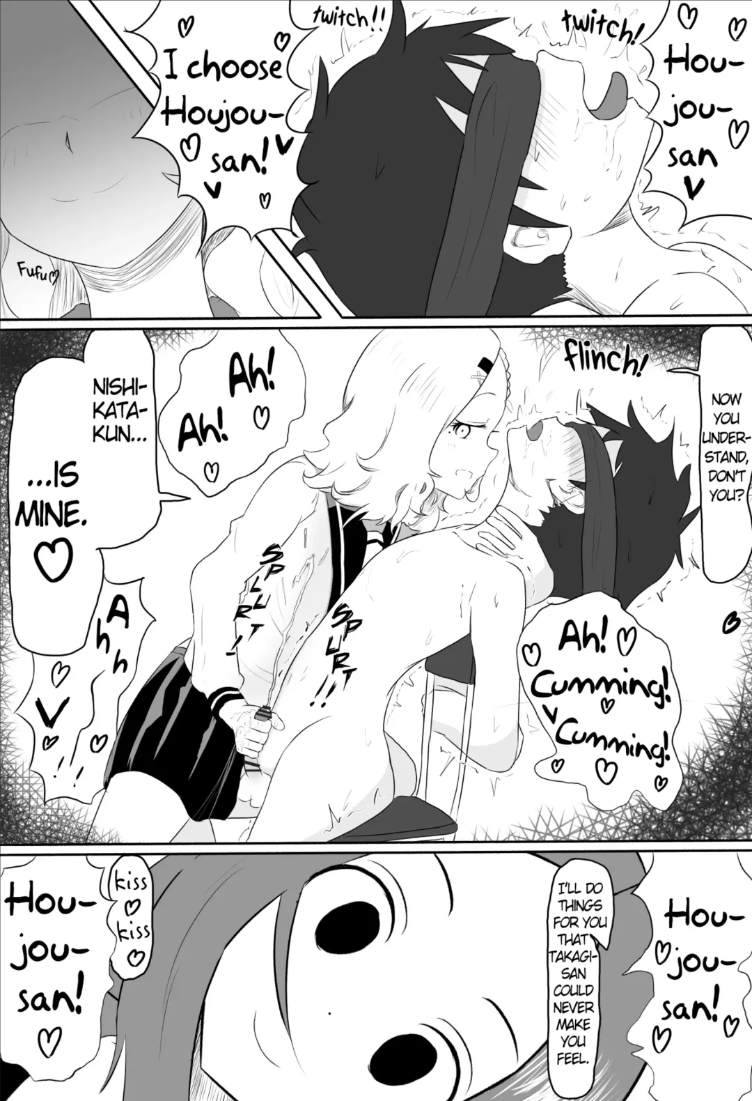 [Jakky] Houjou-san ni Nishikata o Netorareru Takagi-san Fhentai - Page 3